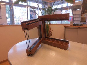 木製サッシトリプルガラス:Uw1.4w/㎡k