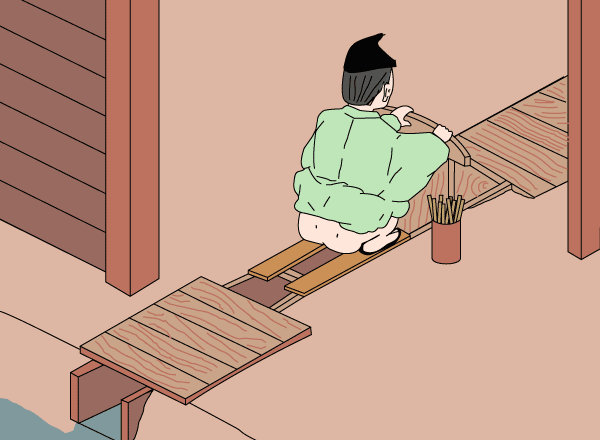 中世のトイレ